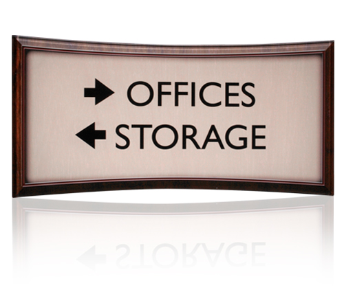 Deco Directional Sign