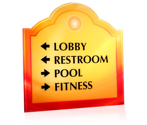 Marquis Directional Sign