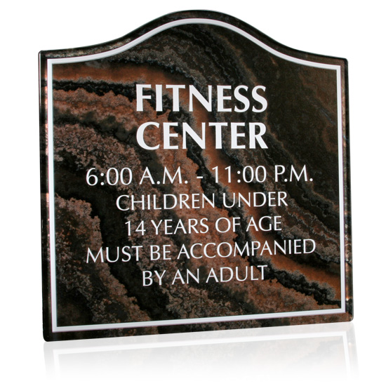 Crest Informational Sign