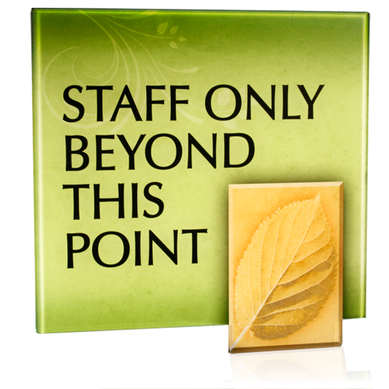 Modern Informational Sign