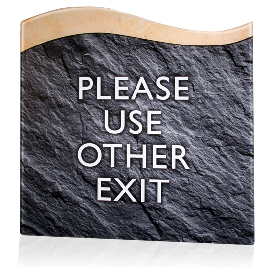Wave Informational Sign