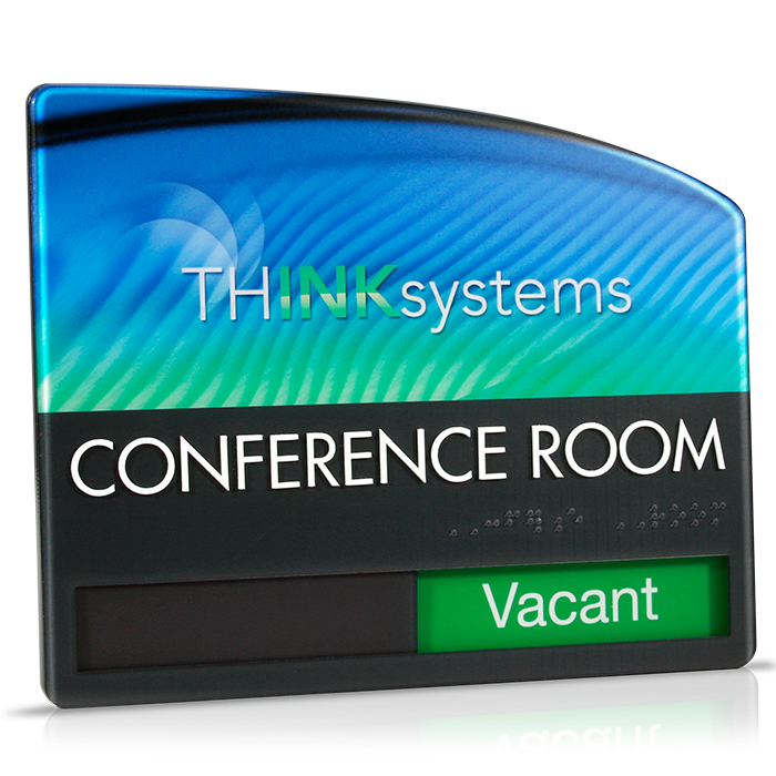 Meeting Room Sign with Slider