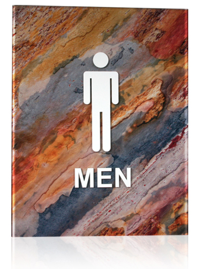 Classic Restroom Sign