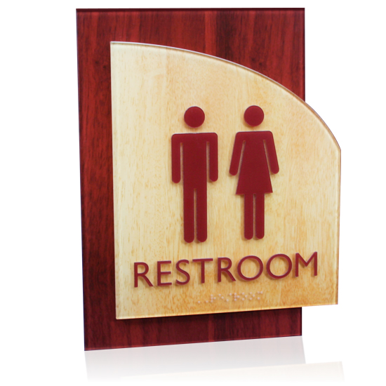 Melbourne Restroom Sign
