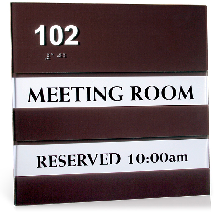 Room Sign with Custom Inserts